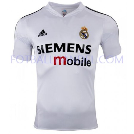 Herre Fotballdrakter Real Madrid Hjemme Retro 2004-2005 Kortermet